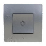 EL BASIC TG112A PUSH BUTTON SWITCH SILVER GREY-OLD - Image 2