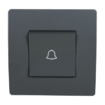 EL BASIC TG112 DOORBELL SWITCH GRAPHITE-OLD - Image 3