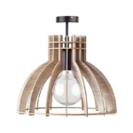 WOODY-4 ΚΡΕΜΑΣΤΟ ΦΩΤΙΣΤΙΚΟ 1XE27 ΜΑΥΡΟ/ΞΥΛΟ - Image 3