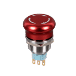 ΜΠΟΥΤΟΝ ΤΥΠΟΥ ΜΑΝΙΤΑΡΙ TYPE EL-2211T 1NO+1NC IP65 ΚΟΚΚΙΝΟ - Image 2