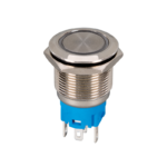 ΜΠΟΥΤΟΝ ΣΤΡΟΓΓΥΛΟ ΜΕ ΛΥΧΝΙΑ LED EL-2211DZG 1NO+1NC IP65 ΠΡΑΣΙΝΟ - Image 2