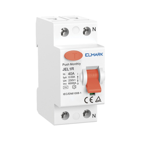 RESIDUAL CURRENT DEVICE JEL1R 6kA 2P 63A/30mA - Image 2