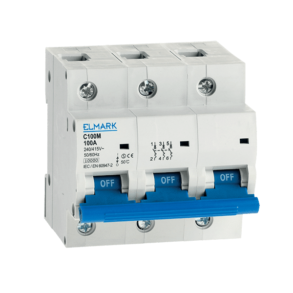 41390-4 ΜΙΚΡΟΑΥΤΟΜΑΤΗ ΑΣΦΑΛΕΙΑ C100M 10KA 3P 100A ΚΑΜΠΥΛΗ С - Image 1