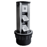 ΣΤΗΛΗ ΠΟΛΥΠΡΙΖΟ 6 ΘΕΣΕΩΝ INOX - Image 2