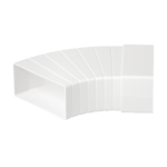 EL02-404 ADJUSTABLE KNEE 45° FOR FLAT DUCT 110/55 - Image 4