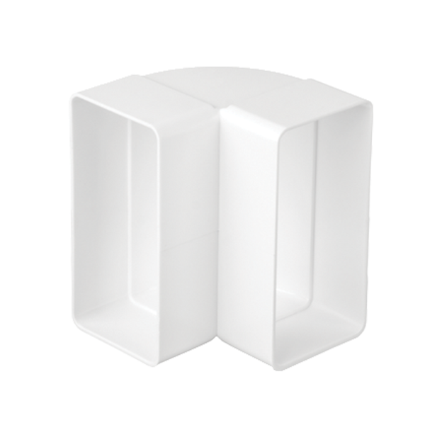500220 EL02-406 VERTICAL 90° BEND FOR FLAT DUCTS 110x55 - Image 1