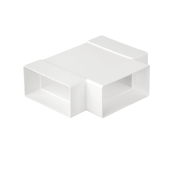 EL02-409 PVC T-JOINT FOR FLAT DUCTS 110x55MM