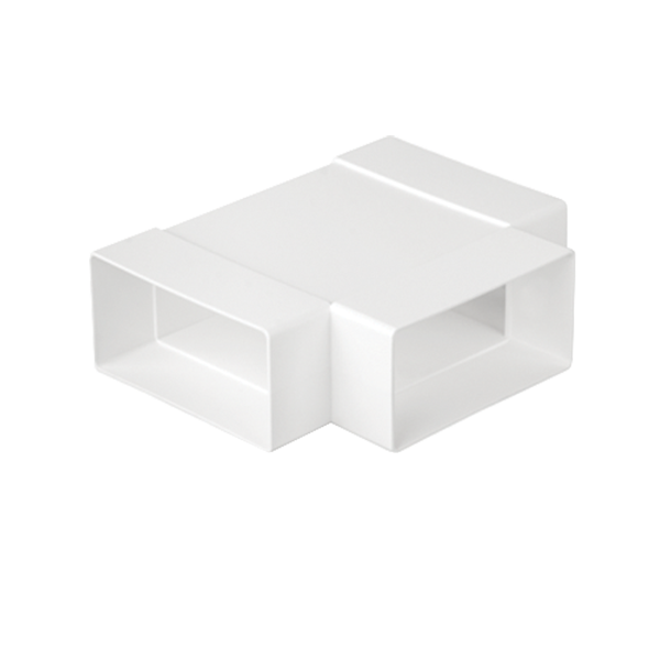500224 EL02-409 PVC T-JOINT FOR FLAT DUCTS 110x55MM - Image 1