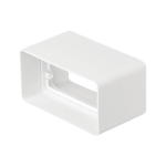 EL02-411 PVC CONNECTOR FOR FLAT DUCTS 110x55MM - Image 4