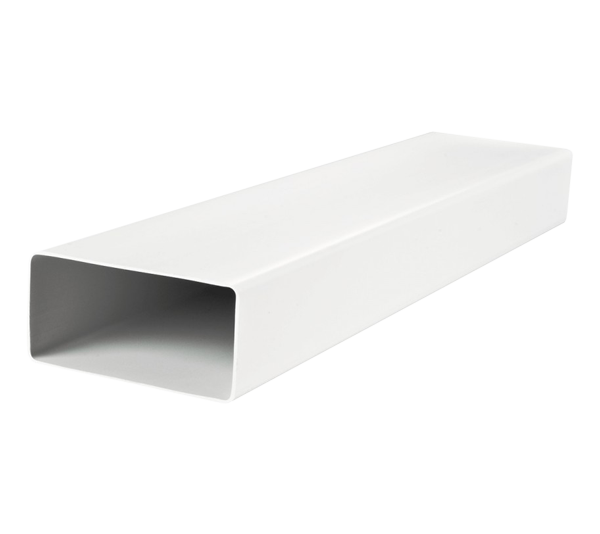 500231 EL02-521 PVC FLAT DUCTS 220x55MM, 1M - Image 1