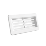 EL02-415 PVC END GRILL FOR FLAT DUCTS 110x55MM