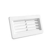 EL02-519 PVC END GRILL FOR FLAT DUCTS 220x55MM