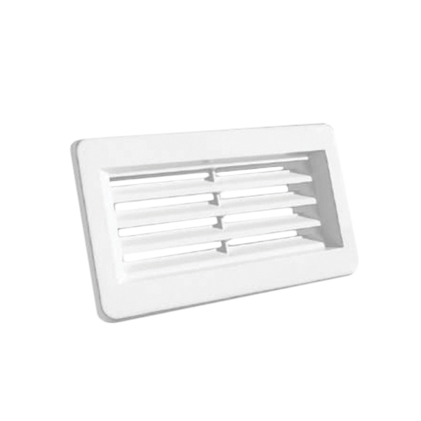 500233 EL02-519 PVC END GRILL FOR FLAT DUCTS 220x55MM - Image 1