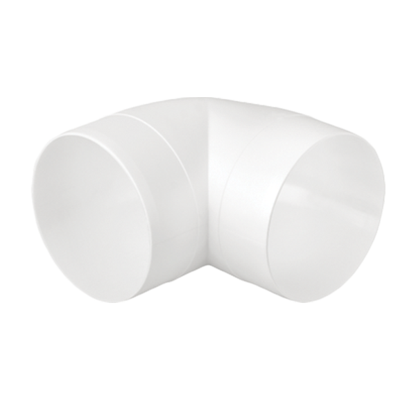 500237 EL02-483 PVC KNEE 90° FOR ROUND DUCTS D150MM - Image 1