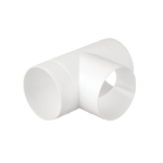 EL02-460 PVC T-JOINT FOR ROUND DUCTS D100MM - Image 3