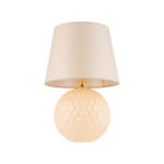 TK LIGHTING TABLE LAMP SANTANA 5591 1XE27 ECRU - Image 3