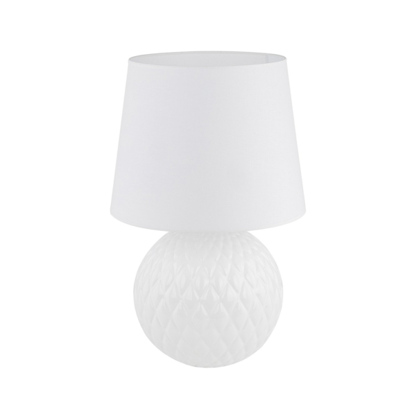 TK LIGHTING TABLE LAMP SANTANA 5593 1XE27 WHITE - Image 3