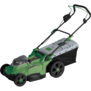 Elmark Επαναφορτιζόμενη Χλοοκοπτική Μηχανή 2x20V Brushless EL-107 Με 2 Μπαταρίες & Φορτιστή