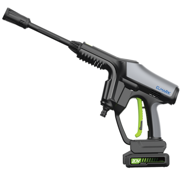 EL-101CHPW Επαναφορτιζόμενο Πλυστικό Μηχάνημα Χωρίς Καλώδιο 200W 40bar Elmark - Image 4