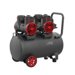 Elmark Oil-Free Air Compressor EL-AC50L – Αεροσυμπιεστής 50L Χωρίς Λάδι Με Διπλή Έξοδο Αέρα - Image 2