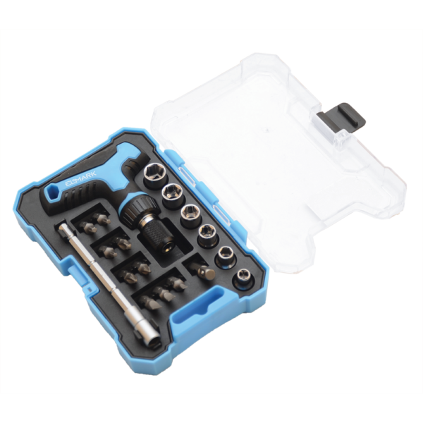 18PCS RATCHET WRENCH AND SCREWDRIVER SET CRV - Image 5