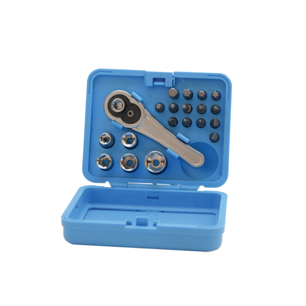 20PC SOCKET & SCREWDRIVER BIT TOOL SET CRV - Image 6