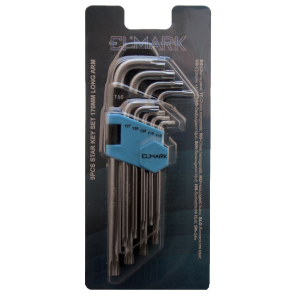 9PCS STAR KEY SET 170mm LONG ARM - Image 3
