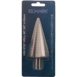 HSS STEP DRILL BIT SET 4-32mm