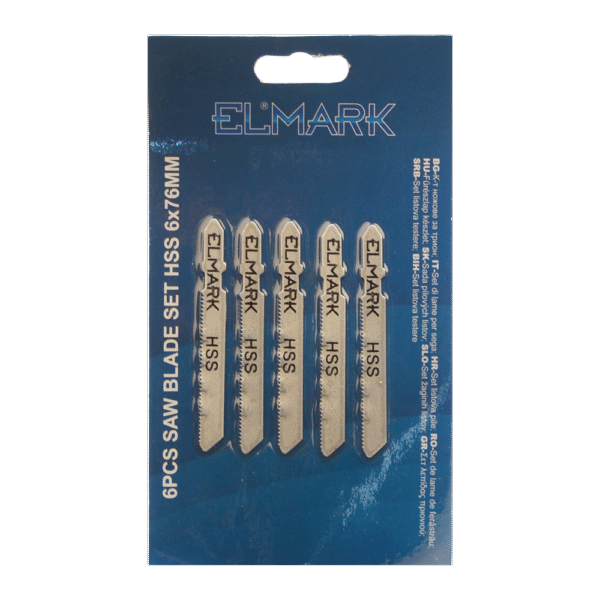 6PCS SAW BLADE SET HSS 6x76mm - Image 6