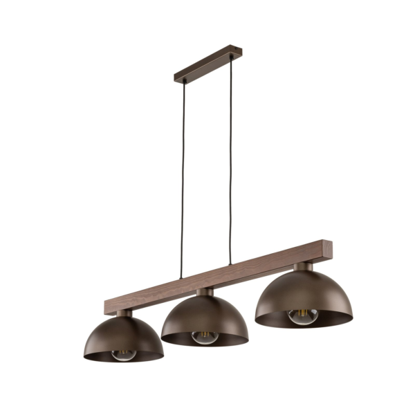 TK LIGHTING CHANDELIER OSLO 6299 3XE27 BROWN - Image 7