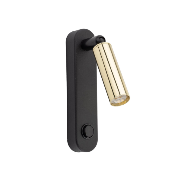 TK LIGHTING WALL LAMP ENZO 6623 1XG9 BLACK/GOLD - Image 3