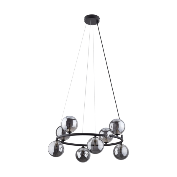 TK LIGHTING CHANDELIER ANABELLE 6844 8XG9 BLACK - Image 4