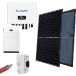 HYBRID Solar System 3P/20kW με Πάνελ 430W & Μπαταρία – ELMARK - Image 2