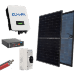 HYBRID Solar System 1P/3kW με Πάνελ 430W & Μπαταρία – ELMARK - Image 3