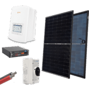 Elmark Υβριδικό Φωτοβολταϊκό Σύστημα 1 Φάσης 3.6kW με Panels 430W & Μπαταρία LiFePO4 – Set (98SOL3600HM/6S)
