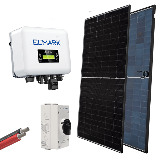 7E-13 ON GRID Solar System Set 1P/8kW με Φωτοβολταϊκά Πάνελ 580W – ELMARK - Image 1
