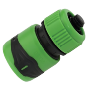 RUBBER QUICK LOCKING HOSE CONNECTOR 1/2 WITH STOP