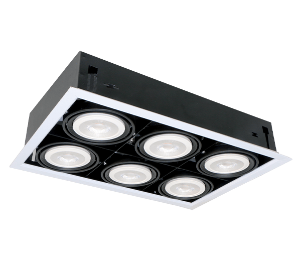 92QUAD6WH QUAD6 PAR30 6ХE27 WHITE - Image 1
