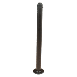 SP80 ΜΕΤΑΛΛΙΚΟ ΚΟΛΩΝΑΚΙ 800MM, ΔΙΑΜΕΤΡΟΣ 60MM ΜΑΥΡΟ