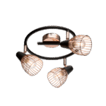 AMBIX ΣΠΟΤ 3XE14 ΜΑΥΡΟ/ΧΑΛΚΟΣ - Image 3