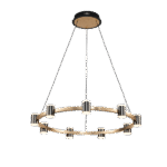 AXEL LED ΠΟΛΥΦΩΤΟ 72W 3000K ΜΑΥΡΟ/ΧΡΥΣΟ - Image 7