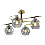 BILL ΠΟΛΥΦΩΤΟ 4XE14 ΜΑΥΡΟ MAT/ΜΠΡΟΝΖΕ - Image 4