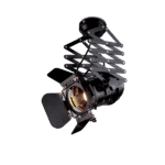 CINEMA ΠΛΑΦΟΝΙΕΡΑ 1XE27 ΜΑΥΡΟ 310X150mm - Image 3