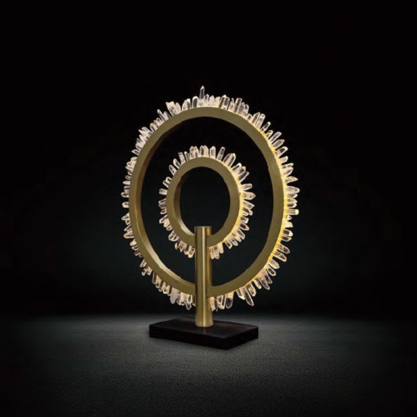 CORONA LED TABLE LAMP 22W 3000K, GOLD - Image 4