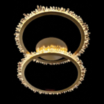 CORONA LED CEILING LAMP 34W 3000K, GOLD - Image 4