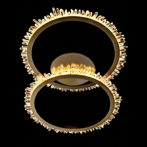 CORONA LED CEILING LAMP 34W 3000K, GOLD - Image 3