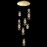 DIAMOND LED PENDANT 28W 3000K, GOLD - Image 3