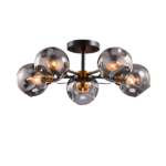 ELLARIA ΠΟΛΥΦΩΤΟ 5XE27 ΜΑΥΡΟ/ΧΡΥΣΟ ΑΝΤΙΚΕ - Image 3