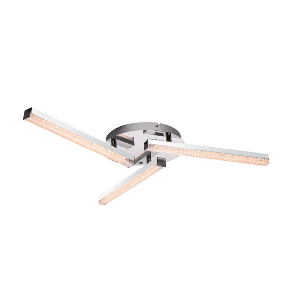 FAYE ΠΛΑΦΟΝΙΕΡΑ LED 3X4W 3200K ΧΡΩΜΙΟ - Image 5