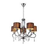 LILLY ΠΟΛΥΦΩΤΟ 5XE27 ΧΡΩΜΙΟ D650X590mm - Image 2